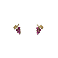 Grape Stud Earrings (14K)