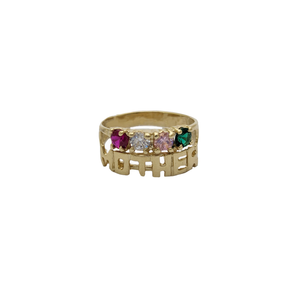 Zirconia "Mother" Ring (14K)