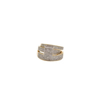 Свршенички прстен од три дела со ладен сет (10K)