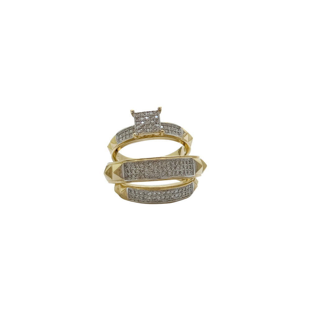 Three-Piece Engagement Ring (14K)