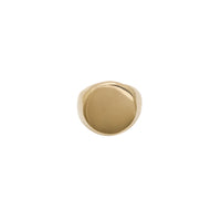 Round Signet Ring (14K)