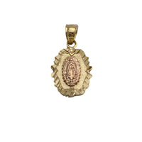 Oval Two-tone Diamond Cut Virgin Guadalupe (14K)