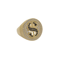 Dollar Sign CZ Ring (14K)