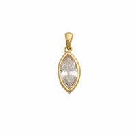 Marquise CZ Pendant (Silver)