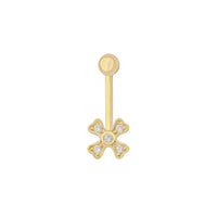 Flower Navel Ring (14K)