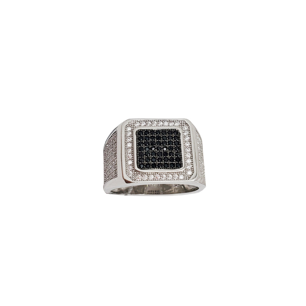 Men CZ Ring (Silver).