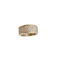Five-Row  Diamond Band Ring (14K)
