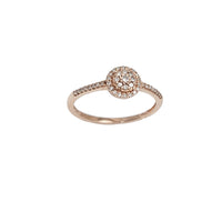 Rose Gold Diamond Lady Ring (10K)