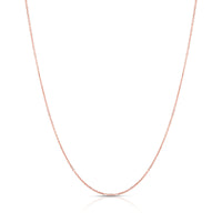 Rose Thin Cable Chain (Silver)