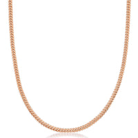 [Lightweight] Rose Gold Hollow Monaco Chain (14K)