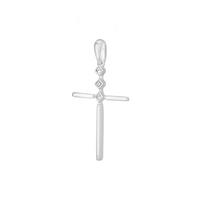 Diamond Cross Pendant (14K)