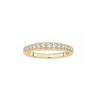Diamond Engagement 0.33ct Band Ring （14K）