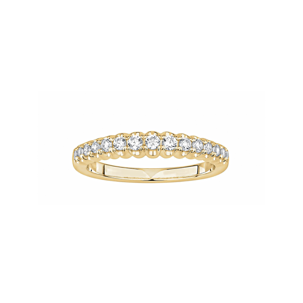 Diamond Engagement 0.33ct Band Ring （14K）