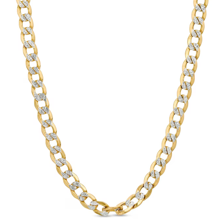 Diamond Cut Cuban Chain (14K)