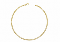 [Lightweight] Miami Cuban Anklet (14K).