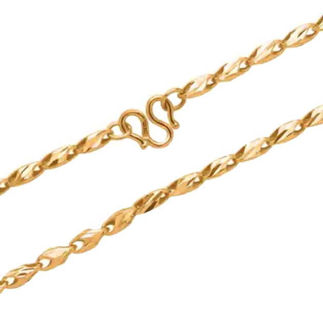 Chelae Link Necklace (24K)
