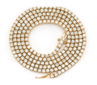 Tennis Diamond Necklace (14K)