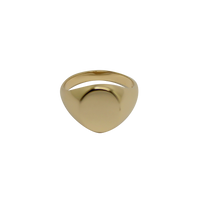 Oval Signet Ring (14K)