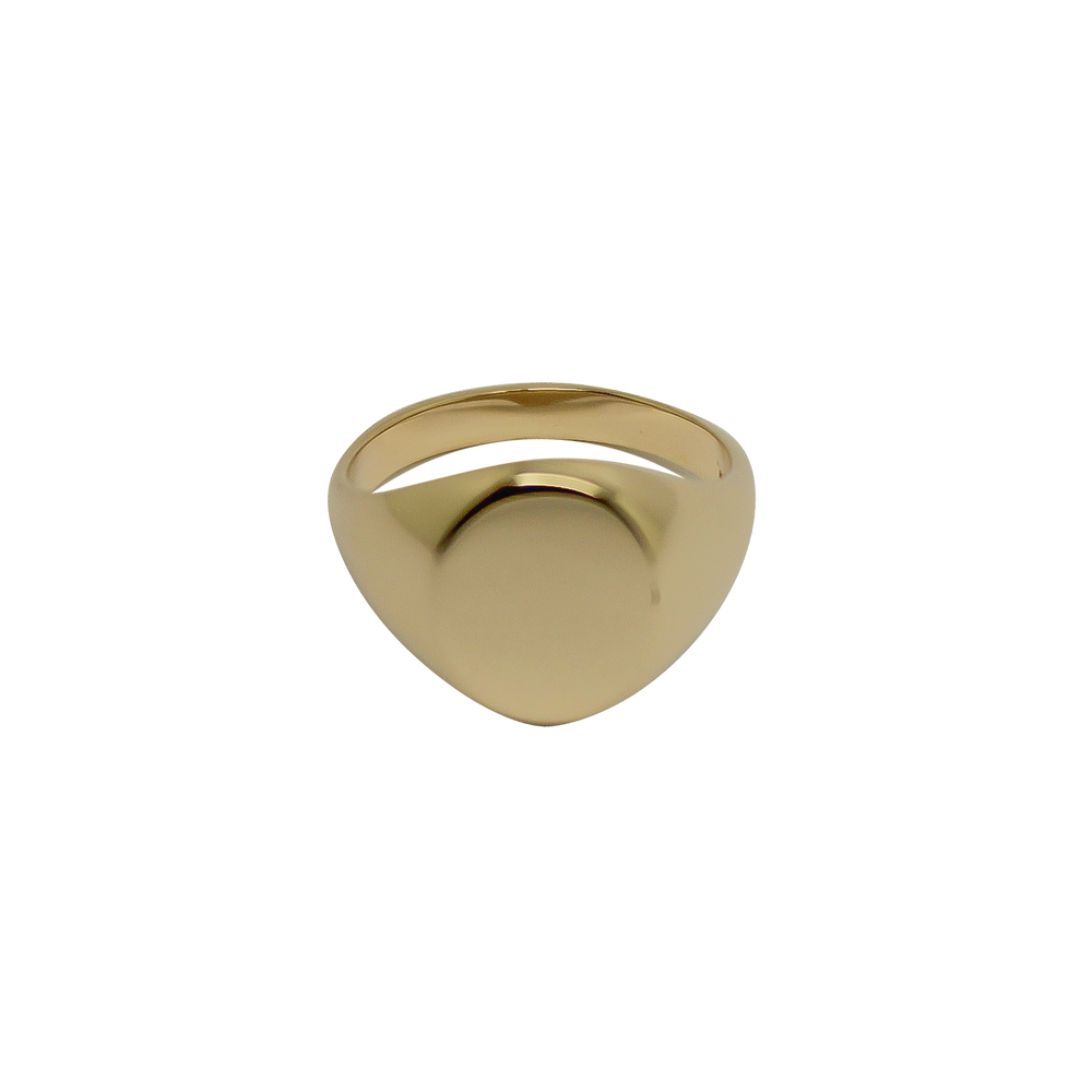 Oval Signet Ring (14K)
