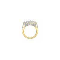 Diamond Octagon Men Ring (14K)