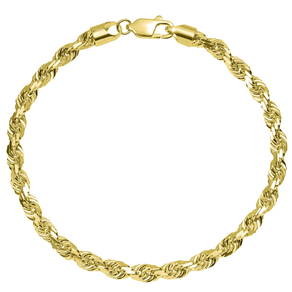 Rope Yellow Gold Bracelet (14K)