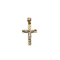Tiny Crucifix Pendant (14K)