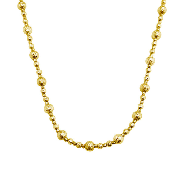 Bead Necklace (14K)