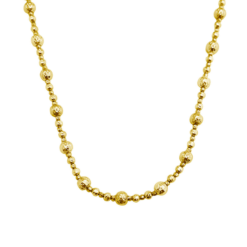 Bead Necklace (14K)