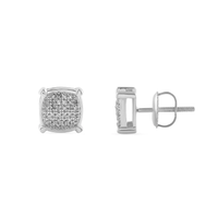 Diamond Square Earring (Gold)
