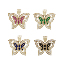 [draft] Zirconia Butterfly Pendant (14K)