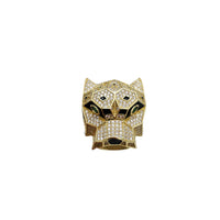 Iced-Out Poly-Leopard Ring (SILVER)