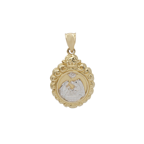 Two-Tone Baptism Pendant (14K)