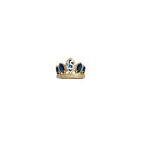 15 Quinceanera Crown CZ Ring (14K)