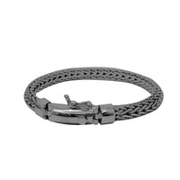 Braided Cord Bracelet (Silver)