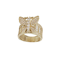 Zirconia Butterfly Ring (14K)