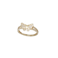 Iced Out Butterfly Fancy Ring (14K)