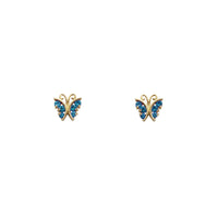 Butterfly Stud Earrings (14K)
