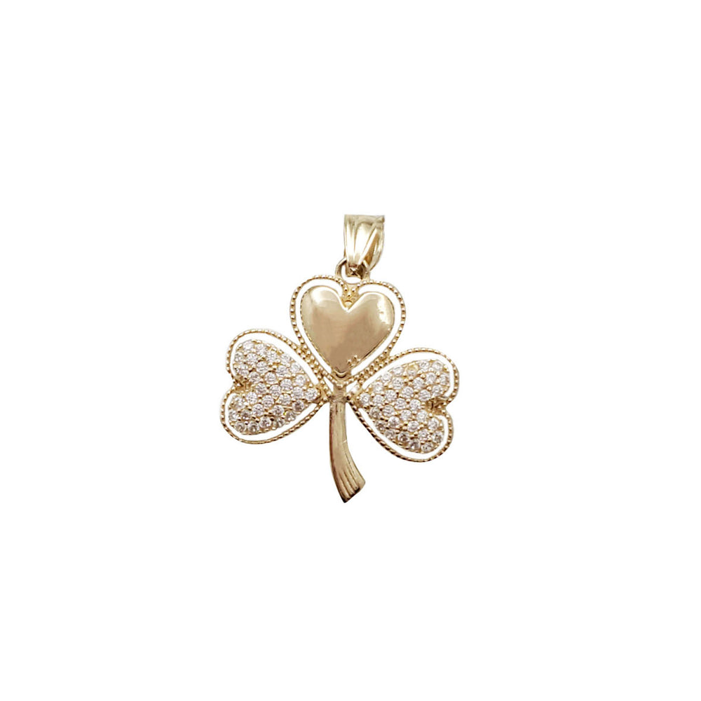 Three-Leaf Clover Pendant (14K)