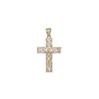 Outlined Cross Pendant (14K)