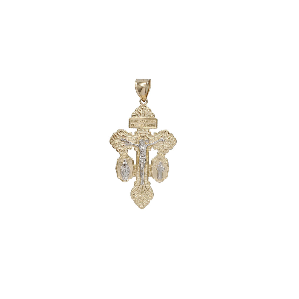 Crucifix Cross Pendant (14K)