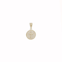 Two-Tone Cross Pendant (14K)