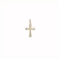 Two-Tone Cross Pendant (14K)