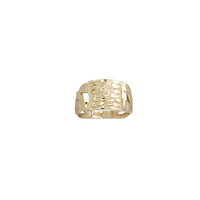 Nugget Cuban Link Ring (14K)