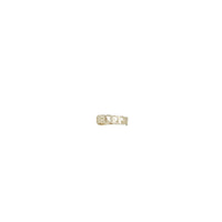 Plain Flat Cuban Ring (14K)