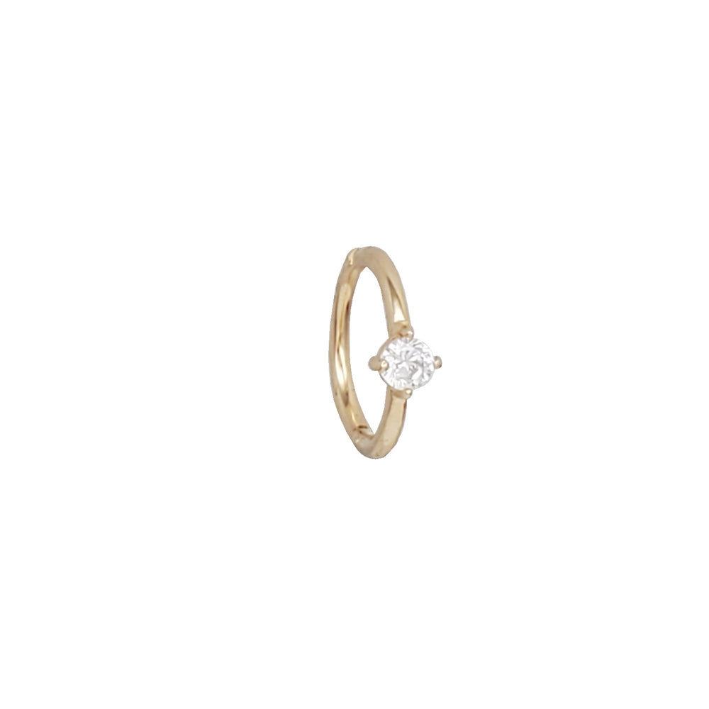 CZ Nose Ring (14K)