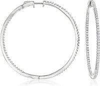 Diamond  Hoop Earrings (14K)
