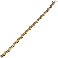 Diamond Baguette Bracelet (14K).