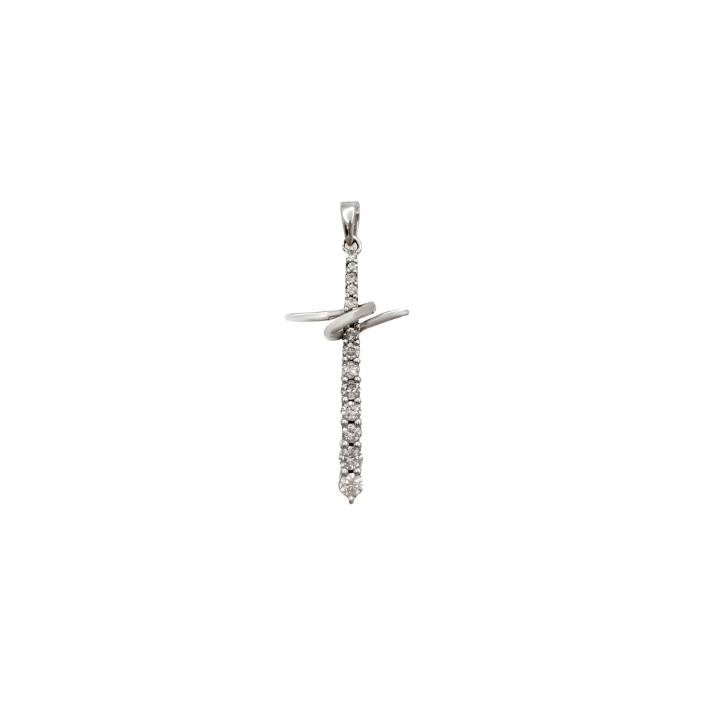 Diamond Cross Pendant (14K)