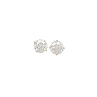Lab-Grown Diamond Solitaire Stud Earrings - 4.15 ct (14K)