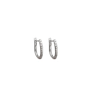 Diamond Huggie Earrings (14K)